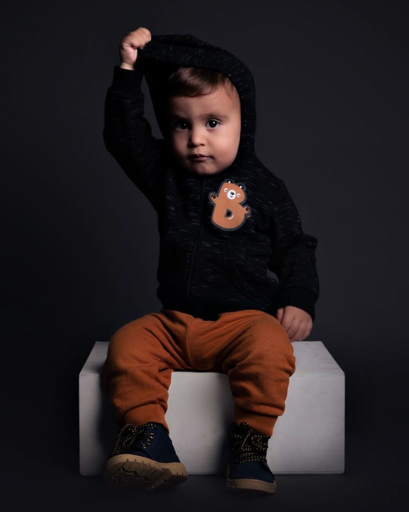 Boys Washed Denim Dungaree & Striped Tee Set